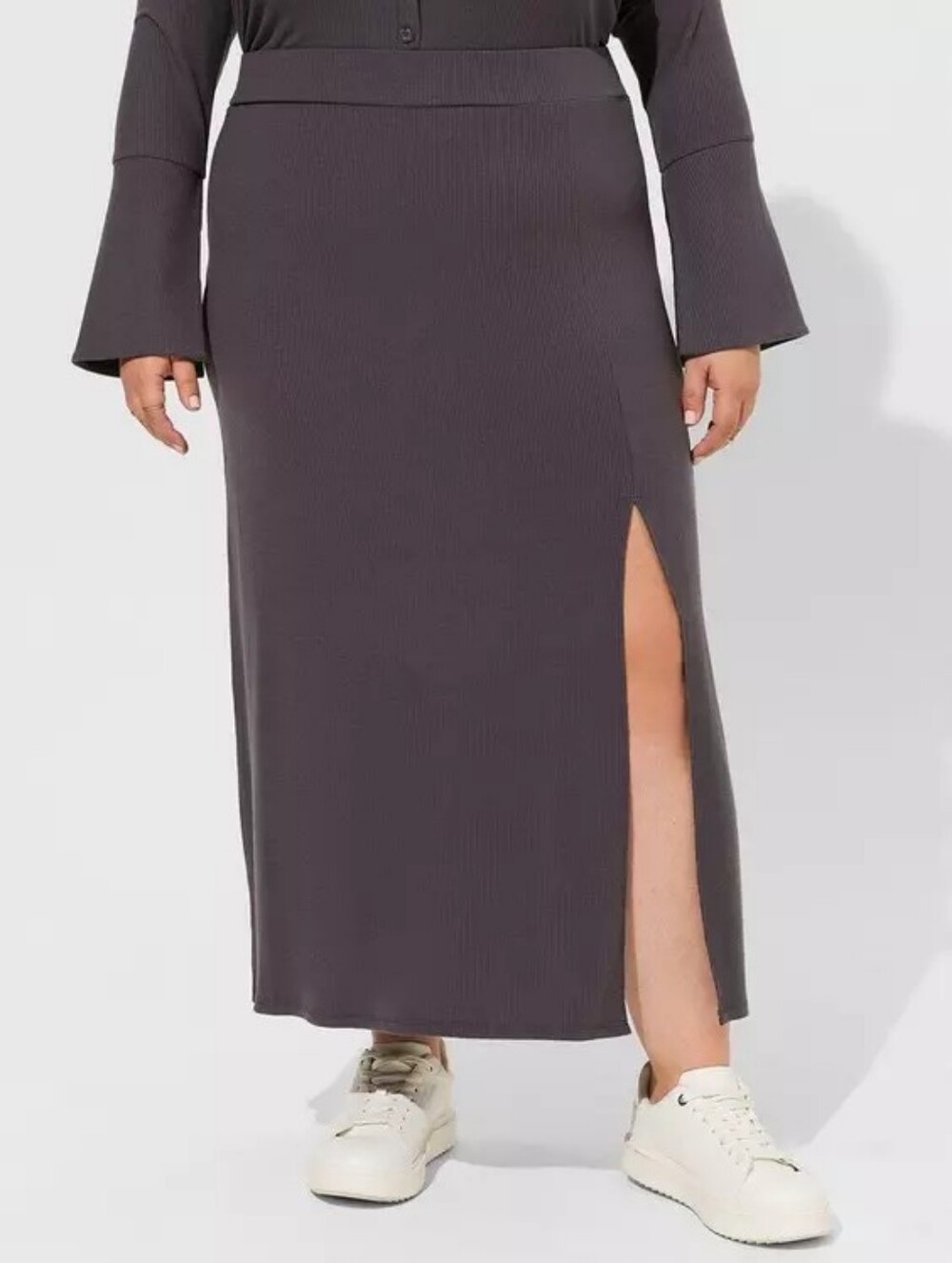 Torrid Maxi Super Soft Ribbed Column Pencil Skirt